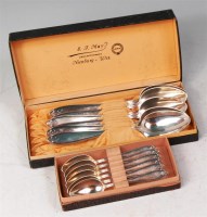 Lot 103 - A set of six early 20th century WMF silver...