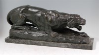 Lot 1 - A Cipriany - A large Art Deco bronze figure of...
