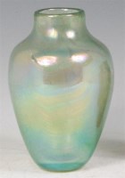 Lot 55 - A 1980s John Ditchfield iridescent green glass...