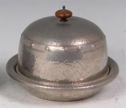 Lot 112 - An early 20th century 'Unity' pewter muffin...