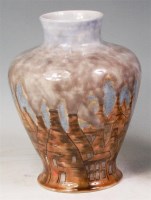 Lot 181 - A modern Cobridge Stoneware kiln vase, of...