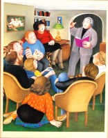 Lot 294 - Beryl Cook (1926-2008) - The Poetry Reading,...