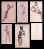 Lot 254 - Frank Lewis Emanuel (1866-1948) - Male figures,...