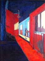 Lot 285 - Julia Gurney - Corridor, oil on canvas, 136 x...