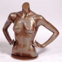 Lot 337 - A contemporary plastic female nude torso, with...