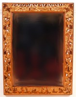 Lot 334 - An Alardus marquetry wall mirror - The Harvest,...