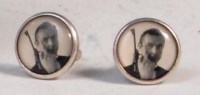 Lot 82 - A pair of 1960s stainless steel "James Bond"...
