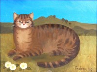 Lot 35 - Mary Fedden RA (Brit.1915-2012) - Cat in a...