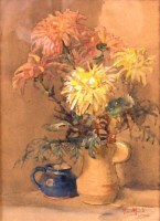 Lot 37 - Rose Mead (Brit.1867-1946) - Still life with...