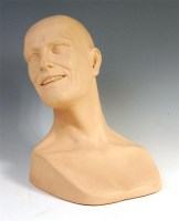 Lot 86 - A 1970s moulded plastic male shop display bust,...