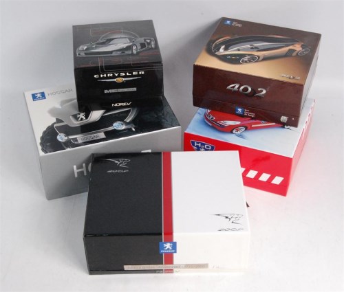 Lot 2606 - 5 Norev, France, diecast miniatures to include;...