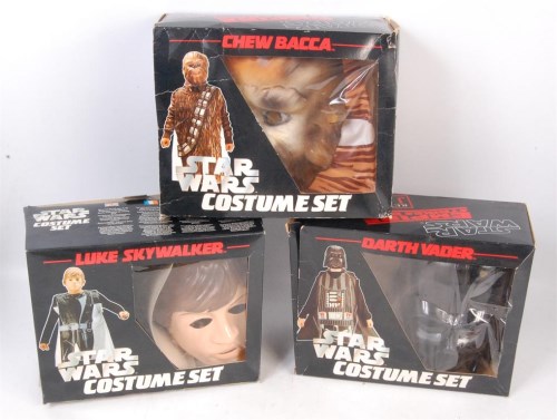 Lot 3163 - 3 Acamas Toys, Star Wars Costume sets to...