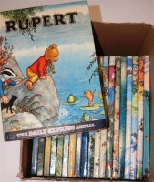 Lot 16 - BOX Rupert annuals 1956 to 1975 inclusive,...