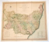 Lot 43 - A New Map of the County of Suffolk divided...