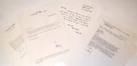 Lot 5 - Signed typescript letters from Terry PRATCHETT...
