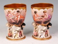 Lot 89 - A pair of 19th century Berlin porcelain...