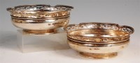 Lot 106 - A pair of George V silver bonbon dishes, each...