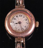 Lot 205 - A ladies Rolex 9ct gold cased wristwatch,...