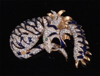 Lot 221 - A vintage Attwood & Sawyer dragon brooch,...