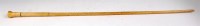 Lot 275 - A 19th century bone walking cane, having...