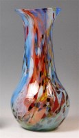 Lot 5 - A 1960s art glass vase, having cased multiple...