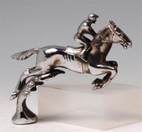 Lot 13 - A mid 20th century cast chrome car mascot, in...