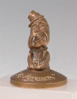Lot 17 - A cast bronze promotional figure entitled 'Mr....
