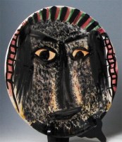 Lot 21 - A 1960s Italian abstract expressionist ceramic...