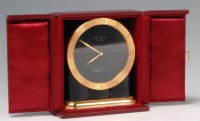 Lot 45 - A modern brass timepiece by Jean Roulet,...