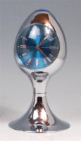 Lot 58 - A 1980s West German silvered perspex mantel...