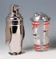 Lot 64 - An Art Deco style chrome plated cocktail...