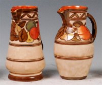 Lot 92 - Two similar 1930s Charlotte Rhead for Crown...