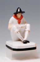 Lot 32 - A Roby of Paris glazed ceramic model of a...