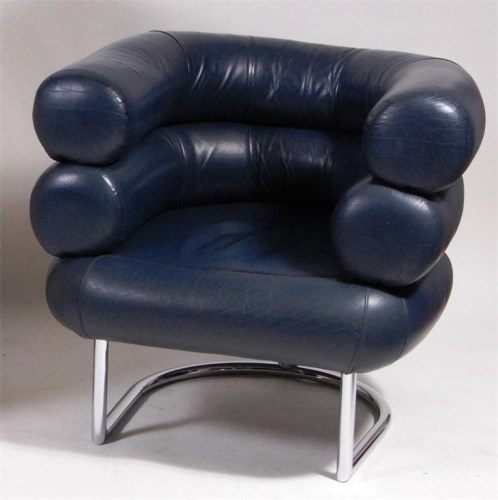 Lot 363 - After Eileen Grey - Bibendum tub chair, in...