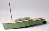 Lot 3200 - Hornby Viking Speedboat, light green hull,...