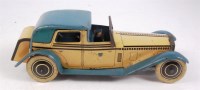Lot 3206 - Wells/Brimtoy, open tourer with chauffeur and...
