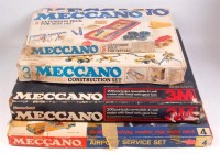 Lot 3215 - Three trays of assorted Meccano related items,...