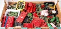 Lot 3221 - Two trays of assorted nickel, red, green and...