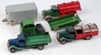 Lot 3226 - Tri-ang Minic, 4 commercials, post war, long...