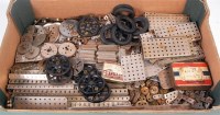 Lot 3237 - Large quantity of 1970s nickel Meccano to...