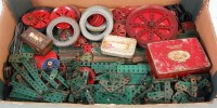 Lot 3239 - Quantity of early 1930s Meccano mainly red and...