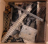 Lot 3127 - Meccano, quantity of early 1900s nickel mainly,...