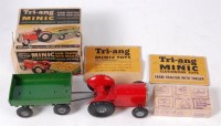 Lot 3177 - Tri-ang Minic Toys, 26M post-war farm tractor...