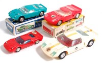 Lot 3245 - Four Hong Kong plastic issue racing cars, 2...
