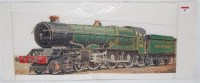 Lot 44 - A complete wooden jigsaw, probably of GWR...