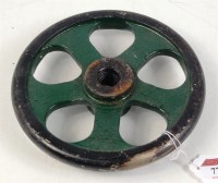 Lot 77 - Possibly from steam locomotive, 5 spoke hand...