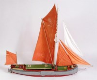 Lot 95 - Thames Sailing Barge for pond sailing with...