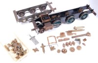 Lot 103 - Chassis for locomotive, chassis for tender,...