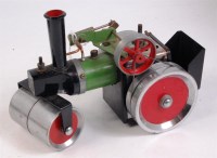 Lot 128 - Mamod, SRI steam roller with burner for spirit...