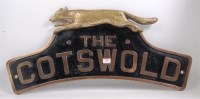 Lot 122 - Reproduction engine nameplate 'The Cotswold'...